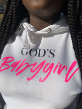 Load image into Gallery viewer, God's Babygirl White Signature Hoodie
